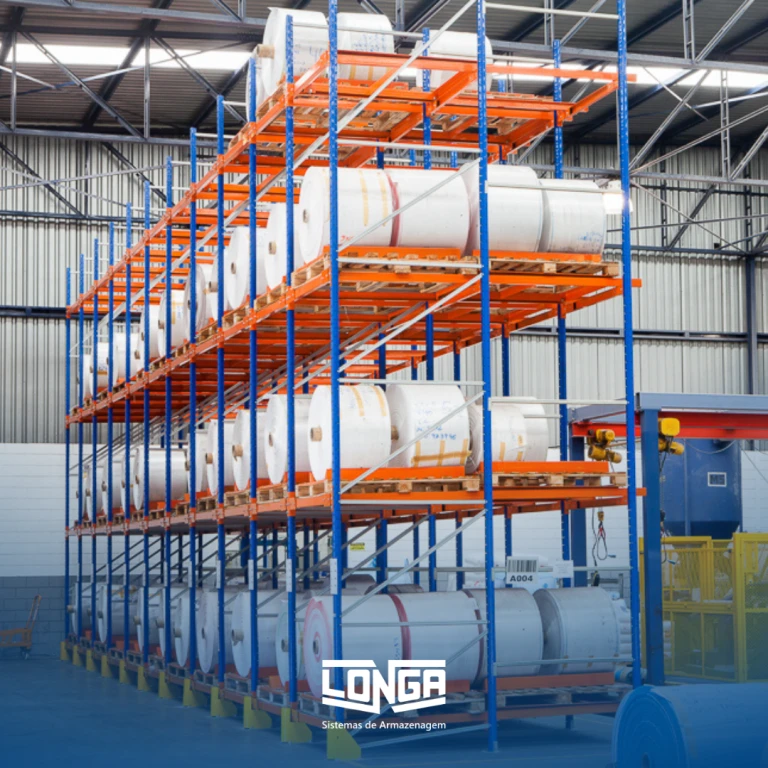 Push-Back: para Armazenagem Eficiente