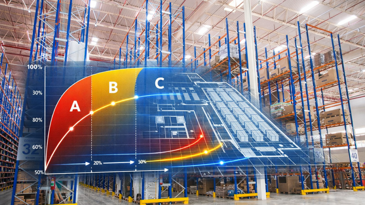 Seu ERP usa Curva ABC. Mas seu layout de armazém também?